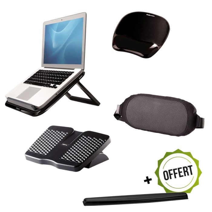 Pack ergonomie en Télétravail support ordinateur portable