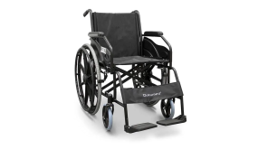 Fauteuil roulant easy noir en acier taille 46