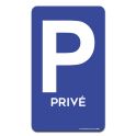 Panneau Parking PRIVE - plat