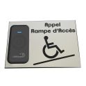 Carillon d'appel design pour rampe d'accès mobile