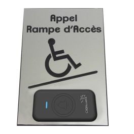 Carillon d'appel design pour rampe d'accès mobile