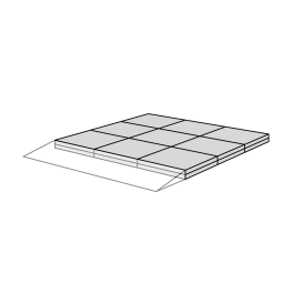 Palier pour Rampes de Seuil Modulables en kit - KIT 1