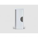 Plaque de porte silhouette DEMI-LUNE hauteur 400mm