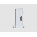 Plaque de porte silhouette DEMI-LUNE hauteur 400mm