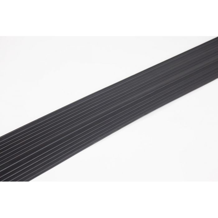 WMLBK Rampe de seuil en caoutchouc, bande de transition autocollante pour  sol de porte (noir, 3 m) : : Bricolage
