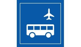 Panneau - Autobus d'aéroport